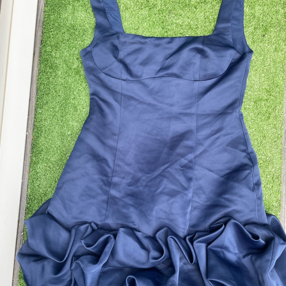 Elegant Navy Blue Dress
